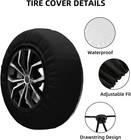 Spare Tire Cover Mountain Lake Tree Landscape Wheel Covers Weatherproof Universa