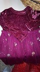 Disney Princess Purple Velvet Tutu Dress Girls Size 18m- Sparkly Party Costume