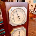 Vintage 1970s Mcm Sunbeam Weather Station - Barometer  Thermometer    Humidity