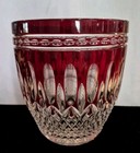 Waterford Crystal Clarendon Ruby Red Ice Bucket Elegant Design