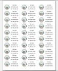 150 Poodle Dog Bad Hair Mailing Return Address Labels Personalized  1 X 2 5 8 In