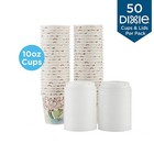 Dixie Combo Bag Paper Hot Cups 10oz 50 pack 5310combo600