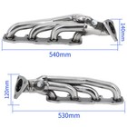 Stainless Steel Headers For 2000-2004 Toyota Tundra Sequoia Uck 4 7l V8 2uz-fe 
