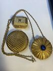 Vintage Vanity Lot Norell   Estee   Revlon - Compact   Pill Box  solid Perfume
