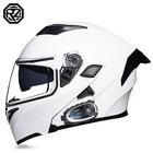Bluetooth Modular Motorcycle Helmet Camera Intercom Call Wireless Interphone