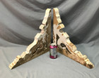 Antique Pair Roof Brackets 16 sq Shabby White Vtg Porch Corbels Chic Old 870-25b