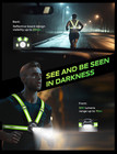 500lm High-visibility Running Lights For Runners With 7 Modes  Adjustable