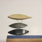 Tatting Shuttle Lot Celluloid- Metal - Plastic Set Of 3 