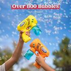 2 Pack Bubble Guns Bubbles Maker Blower Blaster For Kids Party Toys Summer