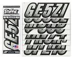 Stiffie Techtron Tt02 Boat Pwc Letter Number Decal Registration Silver Black 
