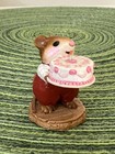 Wee Forest Folk M-83 Wff Happy Birthday  Cake Rust Wp 1982 Mint Retired
