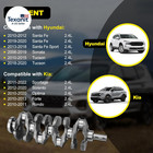 2 4l Engine Crankshaft And Bearing Kit Compatible With 2010-2020 Hyundai Santa F