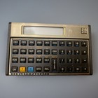 Vintage Hewlett Packard Hp12c Financial Calculator W  Leather Case  Tested Works