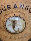 Durango Mexico Scorpion Arachnid Decorative Bottle Leather Denim Hand Made