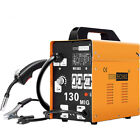 Mig 130 Welder No Gas Flux Core Wire Automatic Feed Welding Machine 10speed Mask