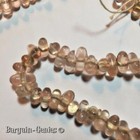   Rose Quartz Gemstone Ovals Strand 16  Long Beautiful As Is Or Make Jewelry