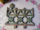 Late 1800 s Cast Iron Roof Cresting Section Victorian Architectural Element