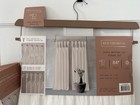 Nwt  Bed Theory Co  White Gauze Curtains With Top Ties Knotted 44  X 84 