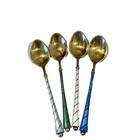 Set Of 4 Vintage Ela Denmark Demitasse Sterling 925 S Spoons