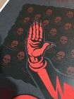 Ministry Concert Poster Justin Hampton Seattle 2006 Black Variant Signed