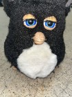 2005 Furby  Black And White With Blue Eyes  Hasbro Tiger Untested Beak Damaged