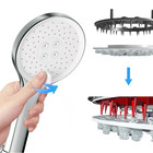 Jomoo High Pressure Handheld Shower Head 3 Modes  One-button Descaling  71  Hose