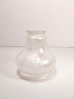 Antique Art Nouveau Deco Iridescent Glass Lamp Shade 2 25  Fitter