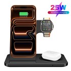 3in1 25w Fast Magnetic Wireless Charger Station Dock For Apple Watch Iphone 17