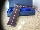 Kaleidoscope Prismatic Oil Wand  Purple Stained Slag Glass  Stars Glitter In Box