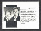 The Righteous Brothers 1994 Concert Postcard Ad Landmark Theatre Syracuse Ny