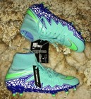 Nike Hypervenom Phantom Ii Df Fg Hyper Turquoise Green Soccer Cleats New Women 6