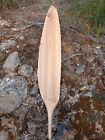 Hand Carved Cedar Eagle Feather