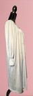 Antique Women s Light Blue Long Night Gown Sz M Victorian Euc Nylon Rare 