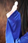Royal Glitter Velvet Fabric 4 Way Stretch By The Yard Ssvg-royal