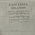 Antique Original 1922 Map Of East India Islands 15x11 Inches