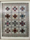 Kate Adams  ohio Star Variation   1 Of 4   Miniature Quilt Framed 2005 Coa
