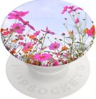 Popsockets Popgrip Cell Phone Grip And Stand Swappable Top  fuschia Bloom 