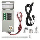 Manual Transfer Switch Kit 15a For Nature s Generator  4 Indoor Circuits  Power
