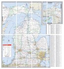 Rand Mcnally Easy To Fold  Michigan Laminated State Map