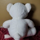 Dan Dee 8  Plush Teddy Bear White Red Heart Bow Valentine Stuffed Animal