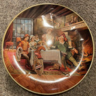 Vintage 1974 Falstaff Beer Advertising Round Sign Metal Charger Plate 24 