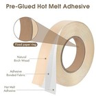 Edge Banding  7 8 Inch X 50 Ft Wood Veneer Roll Pre-glued  Flexible Iron-on V