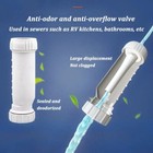 Rv Sink Trap Deodorant Self Sealing Waste Valve For Bath Basin Caravan Kitchen