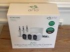  new  2019 Arlo Hd 3-camera Wireless Indoor  Outdoor Security System doorbell