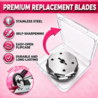 5-pack Replacement Round Blades For Hg1229 Cordless Rotary Box Cutter Circular