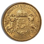 Hungary 20 Korona Gold Coin  random Year 
