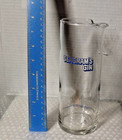 Seagrams Gin Clear Glass Martini Pitcher Vintage Barware Glass
