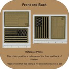 Reverse American Flag Patch  Subdued Coyote Brown Ocp  Army Combat Uniform  acu 