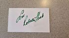 Roberta Flack Signed 3x5 Index Card Autograph