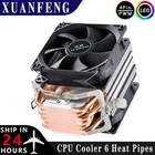 Cpu Cooler Fan 90mm 4pin Pwm Tower Radiator 2 4 6 Heat Pipe For Intel Lga1200 17